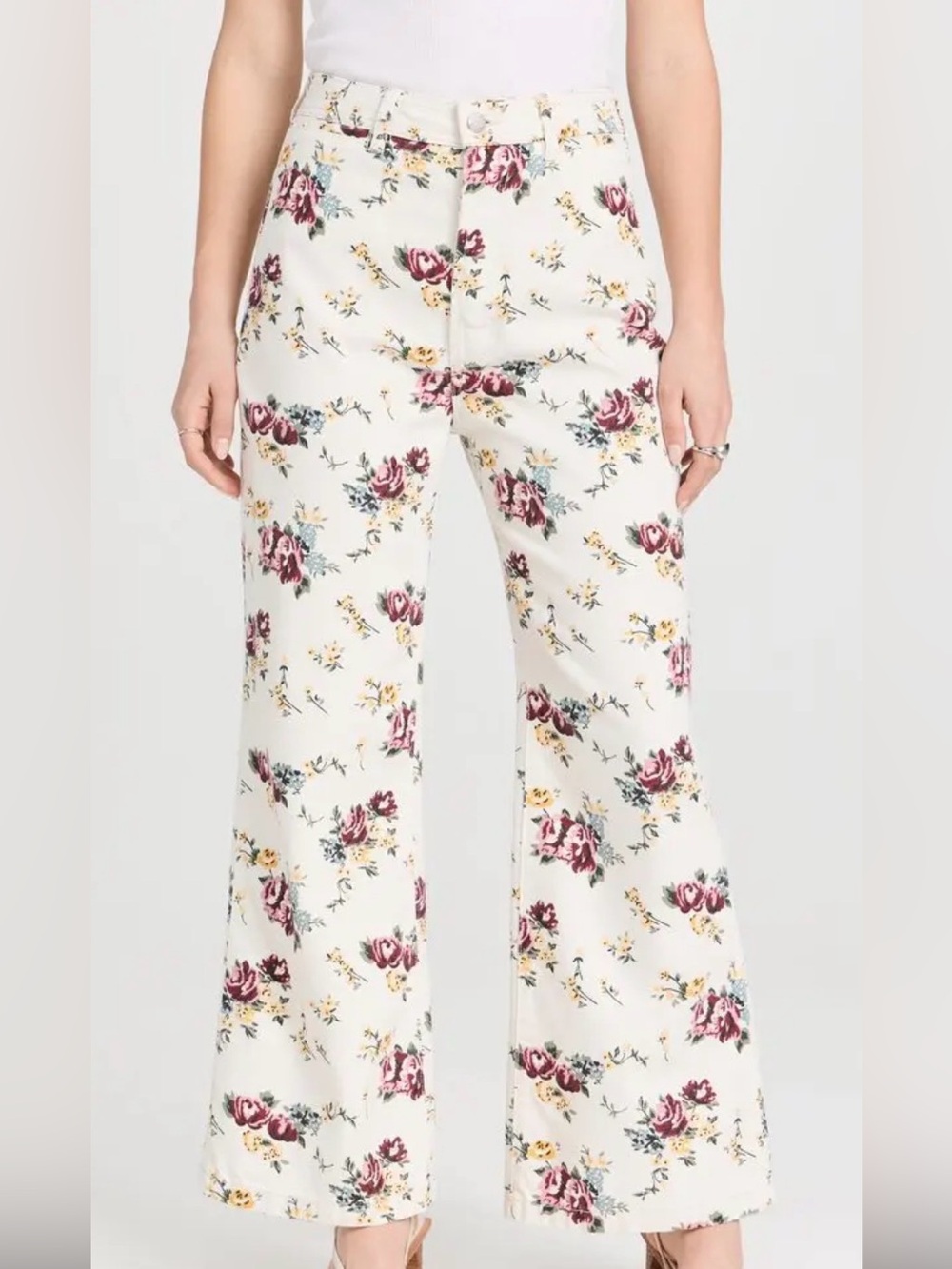 Sailor pants floral jeans